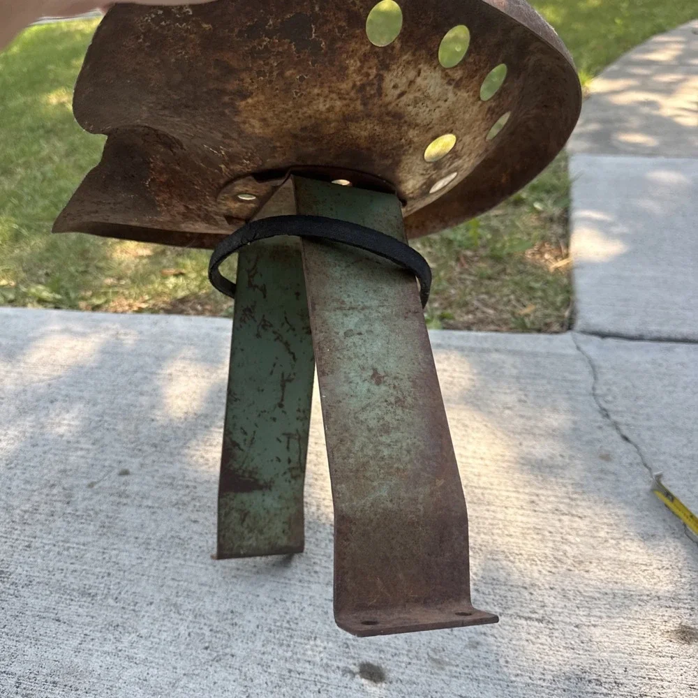 Antique Vintage Large Metal Tractor Seat- Farm, Primitive, Decor, Rusty